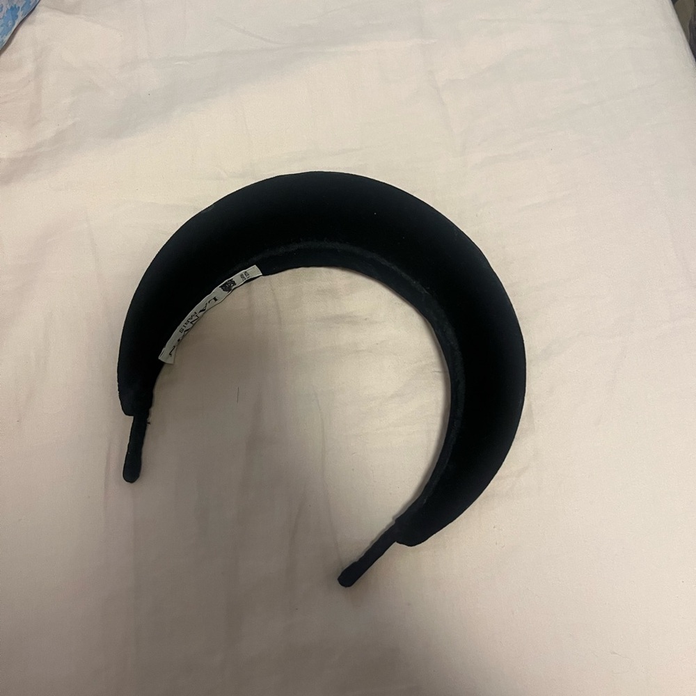 Vintage Lanvin Black Velvet Hair Accessory